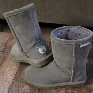 BearPaw Charcoal Suede Boots
